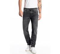 Replay Herren Anbass Aged Jeans, 097 Dark Grey, 34W / 34L EU