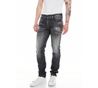 Replay Herren Anbass Aged Jeans, 097 Dark Grey, 36W / 30L EU