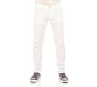 Replay Herren Anbass Jeans, Weiß (001 White), 29W / 32L