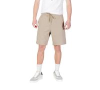 Replay Herren Bermudas 100% Baumwolle Beige Komfort Shorts - Größe: M