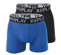 REPLAY Herren Boxer Shorts, 2er Pack - Trunks, Cotton Stretch XXL Mehrfarbig