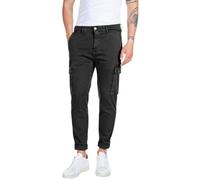 Replay Herren Cargo-Hose Jaan Hyperflex Colour, Black 040 (Schwarz), 33W/32L