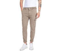 Replay Herren Cargo-Hose Jaan Hyperflex Colour, Sand 020 (Beige), 33W/32L
