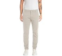 REPLAY Herren Chino Benni Regular-Fit mit Stretch, Moon Grey 604 (Grau), 34W/34L