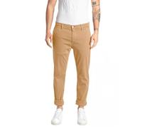 Replay Herren Chino Zeumar Slim-Fit Hyperflex X-Lite mit Stretch, Biscuit 617 (Beige), 38W / 34L