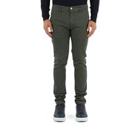 Replay Herren Chino Zeumar Slim-Fit Hyperflex X-Lite mit Stretch, Grün (Military Green 030-1), 30W / 34L