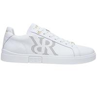 Replay Herren Cupsole Sneaker aus Leder, White 061 (Weiß), 44