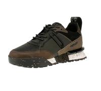 Sneaker REPLAY "Replay Sneaker Leder/Synthetik", Herren, Gr. 44, schwarz (schwarz, grau), Leder, Synthetik, casual, Schuhe (20443402-44) schwarz, grau