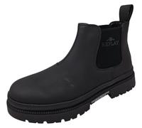 REPLAY Herren GMC1G Chelsea-Stiefel, 003 Black, 43 EU