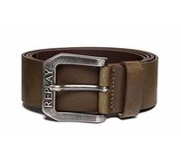 Replay Herren Gürtel aus Leder, Dark Wood Brown 110 (Braun), 85