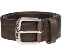 Replay Herren Gürtel aus Leder, Faded Grey Mud 035 (Braun), 95