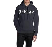 Replay Herren Hoodie mit Kapuze, Night Blue 067 (Blau), XS