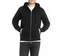Replay Herren Hoodie mit Reißverschluss Sweatshirtjacke, Black 098 (Schwarz), 3XL