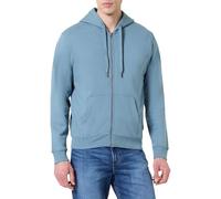 Replay Herren Hoodie mit Reißverschluss Sweatshirtjacke, Steel Blue 388 (Blau), XXL