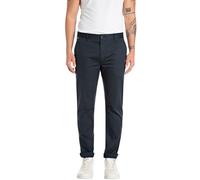 Replay Herren Hose Chino, Night Blue 086 (Blau), 33W/30L