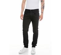 Slim-fit-Jeans REPLAY "Anbass" Gr. 30, Länge 30, schwarz (black) Herren Jeans Slim Fit (58815104-30)