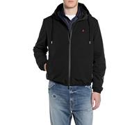 Replay Herren Jacke, 098 Black (Schwarz), M