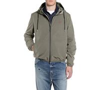 Replay Herren Jacke, 103 Light Military (Grün), M