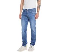 Replay Slim Fit Jeans mit 5-Pocket-Design Modell 'Anbass' in Jeansblau, Größe 31/32