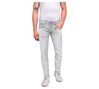 Replay Herren Jeans Anbass Slim-Fit Bio, Light Grey 095 (Grau), 29W / 32L