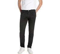 Slim-fit-Jeans REPLAY "Anbass", Herren, Gr. 33, Länge 34, schwarz, Denim/Jeans, Obermaterial: 98% Baumwolle, 2% Elasthan, slim fit normal, Jeans Slim-fit-Jeans (12670631-33) schwarz