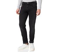 Replay Herren Jeans Anbass Slim-Fit Hyperflex Cloud mit Stretch, Black 098 (Schwarz), 31W / 32L