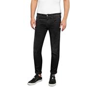 Replay Herren Jeans Anbass Slim-Fit Hyperflex mit Stretch, Schwarz (Black 098), W32 x L36