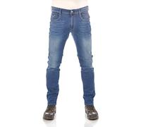 Replay Herren Jeans Anbass Slim-Fit Hyperflex mit Stretch, Dark Blue 007-3 (Blau), 38W / 36L