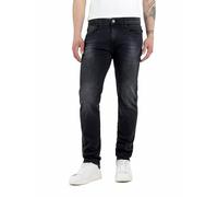 Replay Herren Jeans Anbass Slim-Fit Hyperflex mit Stretch, Grau (Dark Grey 097), 34W / 32L