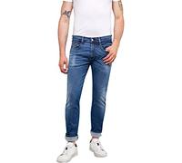 Replay Herren Jeans Anbass Slim-Fit Hyperflex mit Stretch, Medium Blue 009-2 (Blau), 31W / 34L