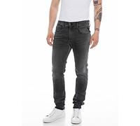 Replay Herren Jeans Anbass Slim-Fit mit Comfort Stretch, Dark Grey 097 (Grau), 27W / 30L