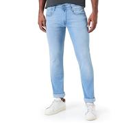 Replay Herren Jeans Anbass Slim-Fit mit Power Stretch, Blau (Light Blue 010-1), 38W / 32L