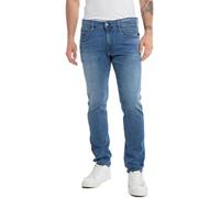 Replay Herren Jeans Anbass Slim-Fit mit Power Stretch, Dark Blue 007-4 (Blau), 32W/32L