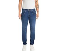 Replay Herren Jeans Anbass Slim-Fit mit Power Stretch, Dark Blue 007-6 (Blau), 34W/32L