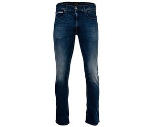 REPLAY Herren Jeans - GROVER, Länge 32, Stretch Denim, Straight Fit Dunkelblau 31W/32L