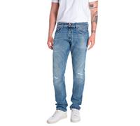 Replay Herren Jeans Grover Original, Medium Blue 009 (Blau), 33W/34L