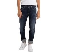 Replay Herren Jeans Grover Straight-Fit Bio, Blau (Dark Blue 007-8), 33W / 32L