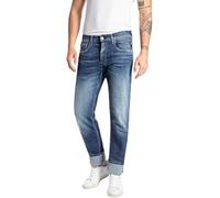 Replay Herren Jeans Grover Straight-Fit Bio, Blau (Medium Blue 009), 30W / 30L