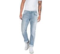 Replay Herren Jeans Grover Straight-Fit Bio, Light Blue 010-1 (Blau), 28W/30L