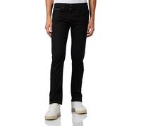 Replay Herren Jeans Grover Straight-Fit Hyperflex Forever Dark mit Stretch, Black 098 (Schwarz), 32W/30L