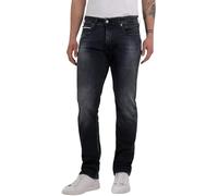 Replay Herren Jeans Grover Straight-Fit mit Comfort Stretch, Dark Grey 097 (Grau), 29W / 32L