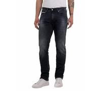 Replay Herren Jeans Grover Straight-Fit mit Comfort Stretch, Dark Grey 097 (Grau), 30W / 30L