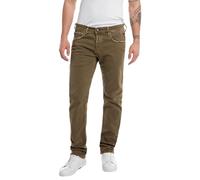 Replay Herren Jeans Grover Straight-Fit, Mud Green 317 (Grün), 29W / 34L