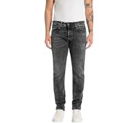 Replay Herren Jeans Grover Straight-Fit Original, Grau (Dark Grey 097), 38W / 34L