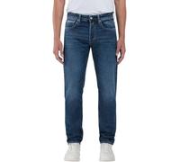 Replay Straight Fit Jeans im 5-Pocket-Design Modell 'Grover' in Jeansblau, Größe 36/34