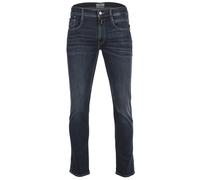 REPLAY Herren Jeans - Hyperflex ANBASS, Stretch Denim, Länge 32, Slim Fit Dunkelblau (Dark Indigo) / 34W/32L 34W/32L Blau