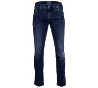REPLAY Herren Jeans - Hyperflex ANBASS, Stretch Denim, Länge 32, Slim Fit Dunkelblau/Schwarz / 31W/32L 31W/32L Blau