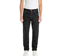 Replay Herren Jeans Kyran Relaxed-Fit, Blau (Dark Blue 007), 40W / 34L