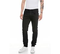 Replay Jeans Anbass Slim-Fit Hyperflex Stretch Herren schwarz Größe 34/32