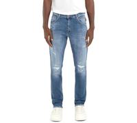 Replay Herren Jeans Mickym Slim-Fit Aged, Medium Blue 009 (Blau), 29W/32L